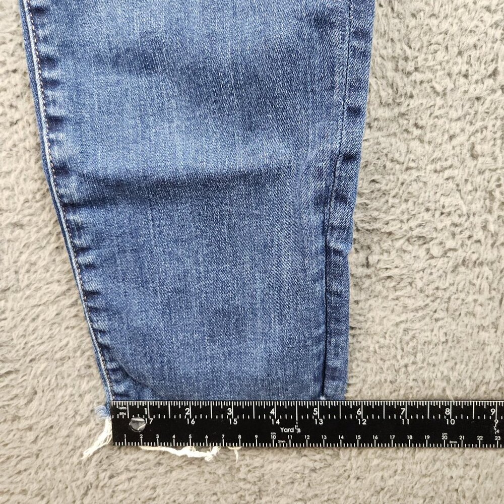 Edwin Bree Jeans Women's Size 26 Deja Blue Classic Straight Leg Mid Rise Ankle - Picture 10 of 12